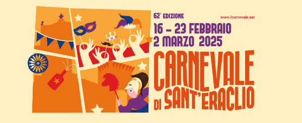  banner poster carnevale sant eraclio 2025 